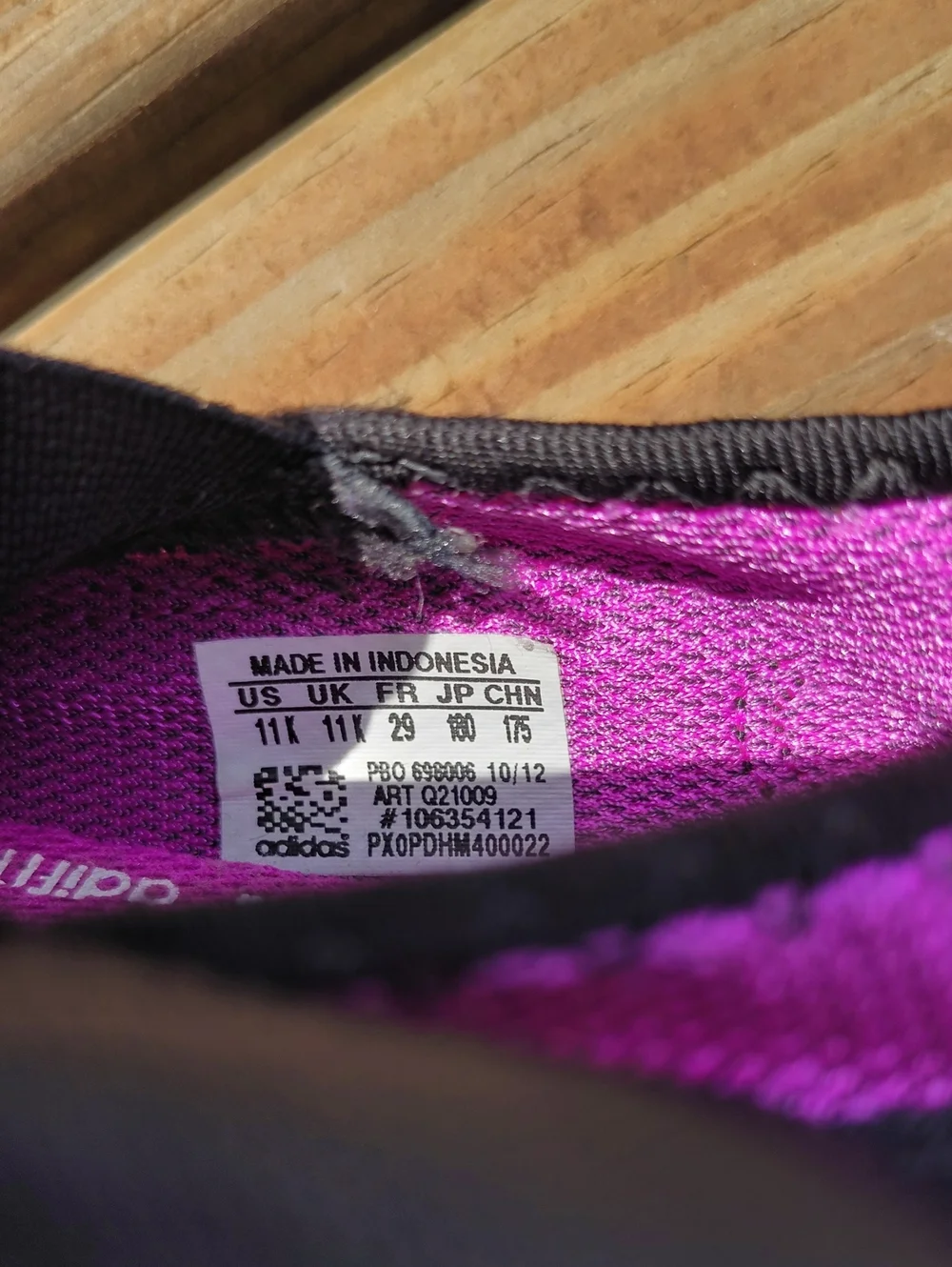 Adidas Magenta Terrex JawPaw K Childrens Slip-On Water Shoes Size 11 Kids